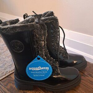 Black Womens/Girls Winter Boots
